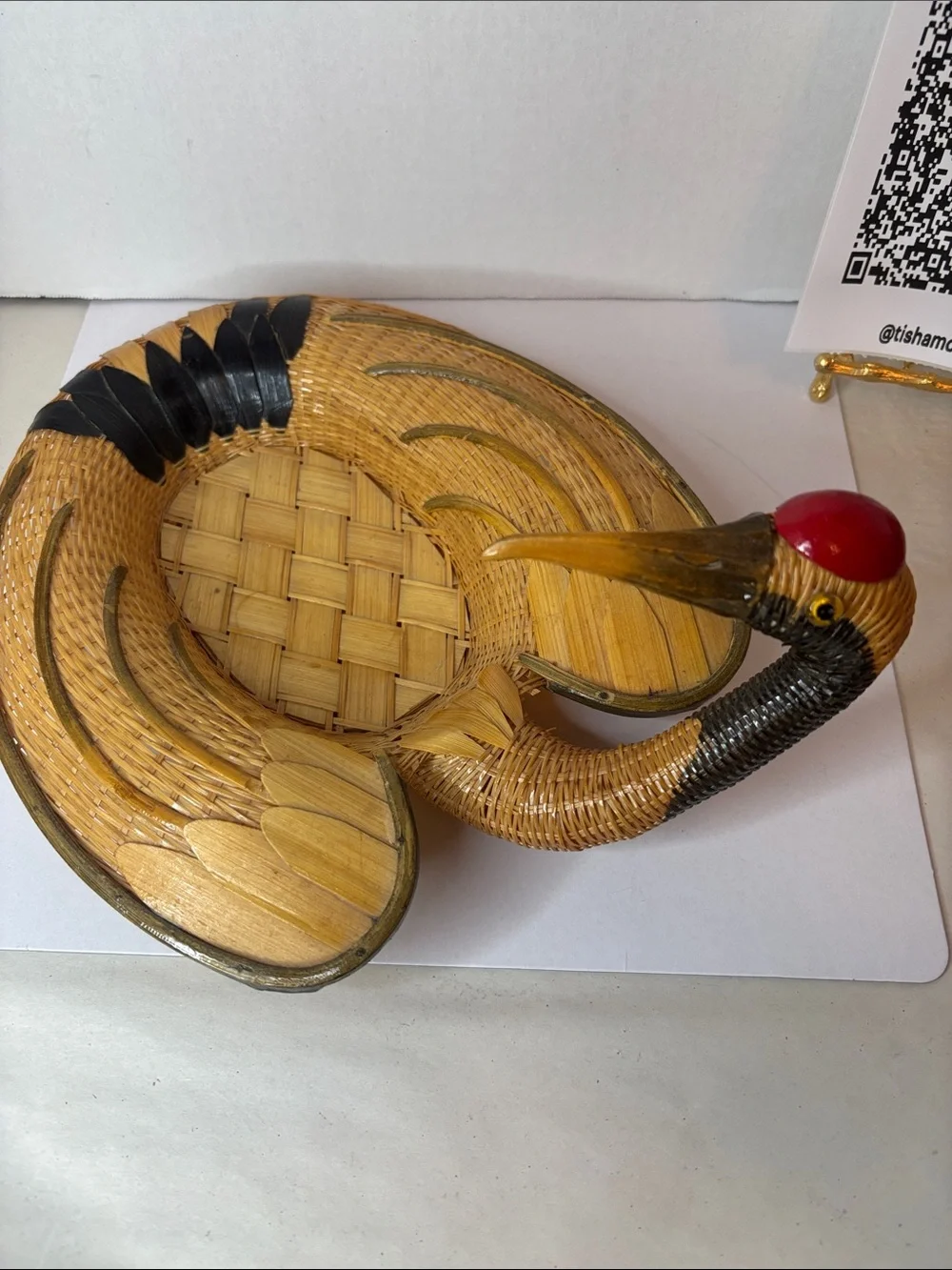 N/A handwoven crane